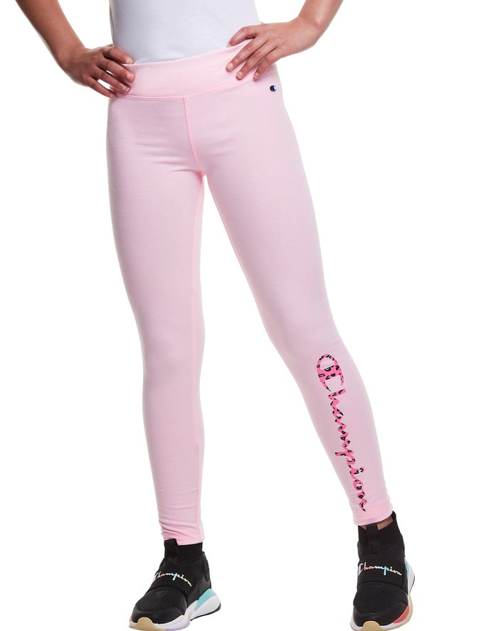 Champion Leopard Print Legging Meisjes - Roze - Belgie 4817VDCIR